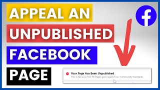 Facebook Page Unpublished How To Get It Back in 2024 [upl. by Ahsenek29]