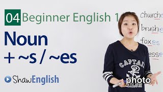 English Grammar Singular  Plural Nouns [upl. by Anivahs]