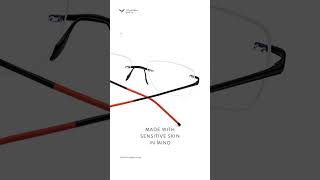 Rimless Titanium Eyeglass Frames Sleek and Lightweight Unisex Eyewear eyeweardesign eyeglasses [upl. by Windzer]