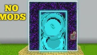 Working Teleporter in Minecraft Bedrock No Mods [upl. by Langston]