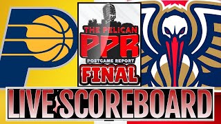 Pelicans vs Pacers Live Scoreboard [upl. by Tnilc]