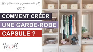 Comment créer une garderobe capsule   La Minute de Mademoiselle M224 [upl. by Shir]