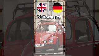 English vs German Pronunciations of Famous Car Brands  bmw  mercedes  audi amp More germancars [upl. by Eyar]