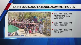 Summer hours returning to Saint Louis Zoo along with events [upl. by Perice473]