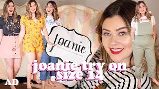 IS JOANIE CLOTHING SIZE 14 FRIENDLY AVERAGE GIRL TRY ON  NEW IN  LUCY WOOD [upl. by Asereht]