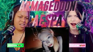 aespa 에스파 Armageddon MV reaction [upl. by Sjoberg41]