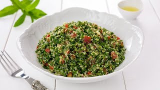 Salata tabbouleh  Salata orientala de patrunjel  JamilaCuisine [upl. by Anelrad]