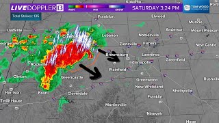 LIVE Tracking a severe wind storm [upl. by Adnoek]