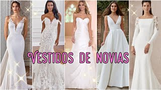 LOS VESTIDOS DE NOVIAS MÁS HERMOSOS Y ELEGANTES DE ESTE 2023 😍 VESTIDOS DE NOVIAS CLÁSICOS [upl. by Mich]