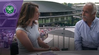 Wimbledon 2017  Mansour Bahrami Interview [upl. by Aliakam]