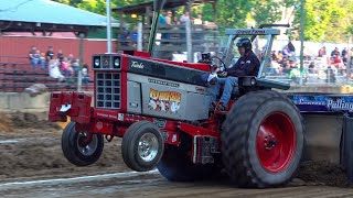 King of 15mph Farm Stock Tractor Pulling Nashville IN 2023 Battle of The Bluegrass Pulling series [upl. by Lilah]