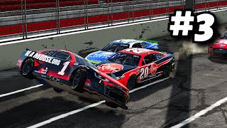 NASCAR Racing Crashes 3  BeamNG Drive [upl. by Sekofski209]