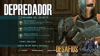 Batman Arkham Origins Español Guia Completa parte  Desafio Depredador Sin AnticiposChallenge Predator Deathstroke dlc [upl. by Macilroy]