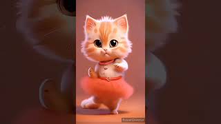 Cute Cat Dance watch till end dance viral youtube youtubeshorts ytshorts ytviral shortsvideo [upl. by Artinak]