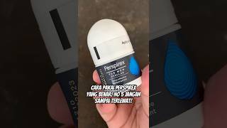 CARA PAKAI PERSPIREX ANTIPERSPIRANT YANG BENAR [upl. by Milburt]