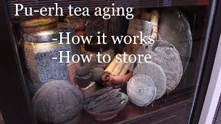 Pu erh tea aging and storage [upl. by Altman497]