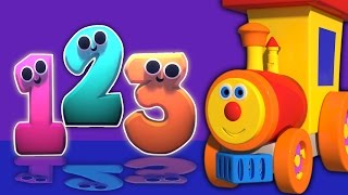 Ben tren y números en Candyland  3D dibujos animados para niños  Vídeo educativo  Compilación [upl. by Yaj]