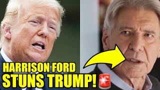 Harrison Ford Just DROPPED A Surprising BOMBSHELL On Trump [upl. by Dnalra]