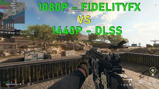 MW 3  Warzone 3 1080P FidelityFX vs 1440P DLSS [upl. by Havener]