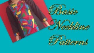 Basic Neckline Patterns [upl. by Jones]