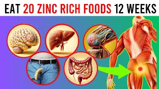 Eating These 20 ZINC RICH FOODS Daily BENEFITS Doctors Never Say 10 Benefits of Zinc [upl. by Adigun]