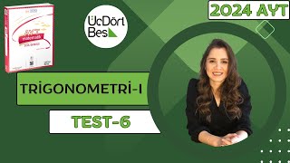 2024 345 AYT MATEMATİK  TRİGONOMETRİI TEST6  345 aytmatematik yks2024 [upl. by Oicnoel]