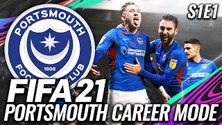 THE RETURN TO POMPEY  FIFA 21 PORTSMOUTH CAREER MODE S1E1 [upl. by Nathanial]