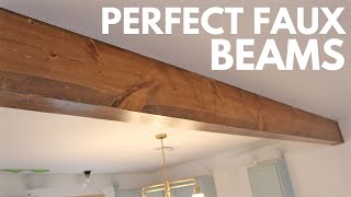 Building Faux Beams Like A Pro Essential Tips And Techniques [upl. by Notniuq]