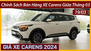 Giá xe 07 chỗ Kia Carens giữa tháng 03 Cập nhật lăn bánh và trả góp các phiên bản xe Carens [upl. by Ayin]