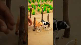 Trending viral Make Cow Shed 🐄🥰 shorts youtubeshorts video love subscribe ✅️❤️🙏 [upl. by Alyakem865]