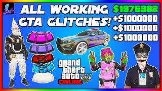 ALL WORKING GTA 5 GLITCHES IN 1 VIDEO BEST GLITCHES IN GTA 5 ONLINE AFTER PATCH 168 [upl. by Swainson]