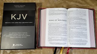 Premier Collection KJV Personal Size Large Print Reference Bible Review [upl. by Noble146]