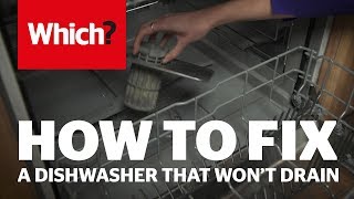 How to repair a dishwasher that wont drain  Which advice [upl. by Sutherlan]