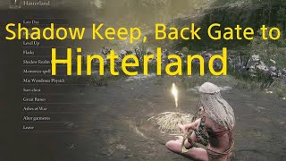 ELDEN RING dlc  How to get to Hinterland site of grace [upl. by Aramot]