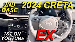 2024 CRETA 2ND BASE MODEL EX  NEW CRETA FACELIFT 2024 BASE MODEL  CRETA FACELIFT 2ND BASE VARIANT [upl. by Anuat510]