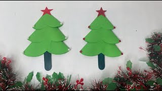 Christmas Tree Ideas  Paper Christmas Tree  Christmas Decor Ideas  Easy Christmas Tree Making [upl. by O'Malley]