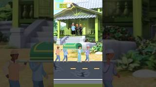 Opah upin ipin meninggoy di tembak shorts fyp video animation [upl. by Meriel]