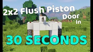 2x2 Flush Piston Door In 30 Seconds [upl. by Loomis]