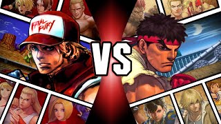 KOF MUGEN  Legendary Terry Bogard VS Shin Ryu Hoshi 20 new AI update  Epic single battle [upl. by Clancy740]