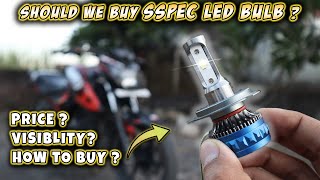 SSPEC Led Bulb  Best 120 watt Headlight Bulb Review [upl. by Eugenle450]