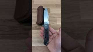 Orca 20 Frame Lock Flipper with Orange Dark Matter FatCarbon Serial 46 M390 by Arno Bernard Sr [upl. by Temp]