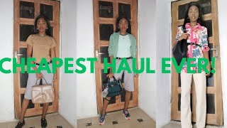 Huge Collective try on haul Thrift haul Designer dupes [upl. by Lapides]