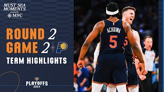 Knicks complete huge comeback to take Game 2  Knicks vs Pacers  2024 NBA Playoffs [upl. by Cameron362]