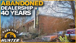 Dealership Abandoned 40yrs Ago Collier Motors AMC Private Tour  Barn Find Hunter [upl. by Machute]