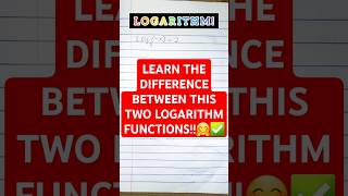 LOGARITHM logarithm logarithmrules logarithmicequations logarithmicfunctions mathshorts [upl. by Pauly238]