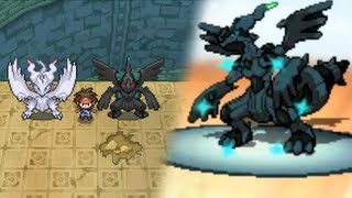 Pokémon Black 2  White 2 Legendary SHINY Zekrom  SHINY Reshiram Encounter Hack [upl. by Mairhpe]