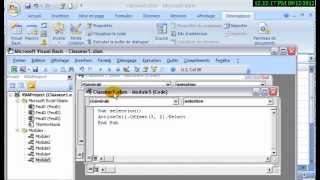 Programmation VBA  La sélection [upl. by Esther920]