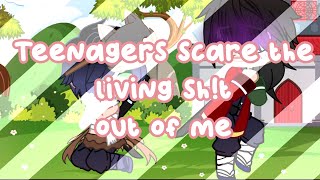 🌸🕺🏻Teenagers scare the living sht out of me meme knydemon slayer🕺🏻🌸 [upl. by Analra]