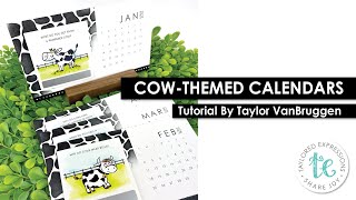 Punny Cowthemed Calendars  Taylored Expressions [upl. by Leahcym]