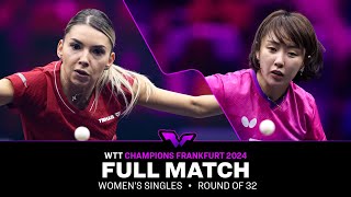 FULL MATCH  Bernadette Szocs vs Suh Hyo Won  WS R32  WTTFrankfurt 2024 [upl. by Sergias]